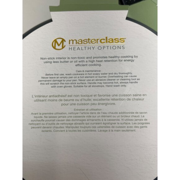 Master Class Healthy Options Non-Stick Skillet Set 8"/9.5"/11" PFOA & PFOS New - Picture 7 of 8